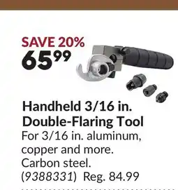 Princess Auto Handheld 3/16 in. Double-Flaring Tool offer