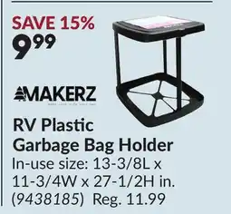 Princess Auto RV Plastic Garbage Bag Holder offer