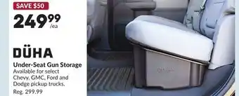 Princess Auto Under-Seat Gun Storage offer