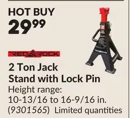 Princess Auto 2 Ton Jack Stand with Lock Pin offer