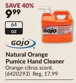 Princess Auto Natural Orange Pumice Hand Cleaner offer