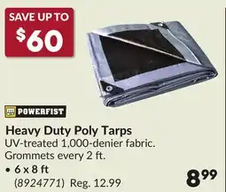 Princess Auto Heavy Duty Poly Tarps 6 x 8 ft offer