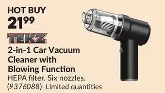 Princess Auto 2-in-1 Car Vacuum Cleaner with Blowing Function offer