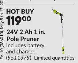 Princess Auto 24V 2 Ah 1 in. Pole Pruner offer