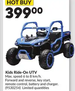 Princess Auto Kids Ride-On UTV offer