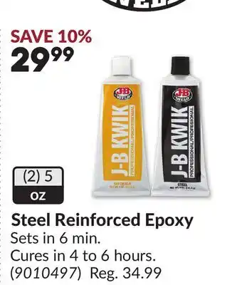 Princess Auto Steel Reinforced Epoxy offer