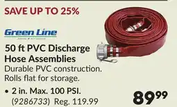 Princess Auto 50 ftPVC Discharge Hose Assemblies, 2 in. Max. 100 PSI offer