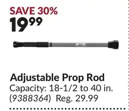Princess Auto Adjustable Prop Rod offer