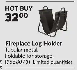 Princess Auto Fireplace Log Holder offer