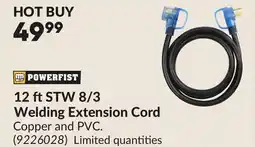 Princess Auto 12 ftSTW 8/3 Welding Extension Cord offer