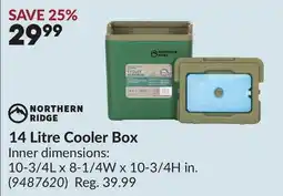 Princess Auto 14 Litre Cooler Box offer