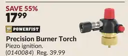 Princess Auto Precision Burner Torch offer