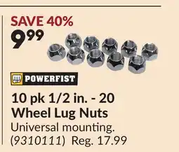 Princess Auto 10 pk 1/2 in. - 20 Wheel Lug Nuts offer