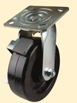 Princess Auto Swivel with Brake 6 in. Phenolic Casters offer