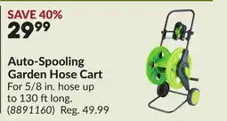 Princess Auto Auto-Spooling Garden Hose Cart offer