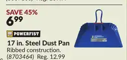Princess Auto 17 in. Steel Dust Pan offer