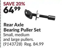 Princess Auto Rear Axle Bearing Puller Set offer
