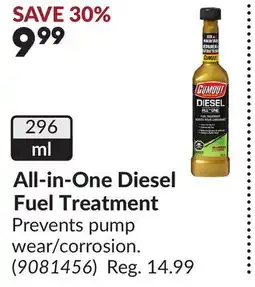 Princess Auto All-in-One Diesel Fuel Treatment offer