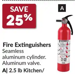 Princess Auto Fire Extinguishers, 2.5 lb Kitchen/Garage 10-B:C offer