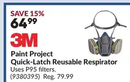 Princess Auto Paint Project Quick-Latch Reusable Respirator offer
