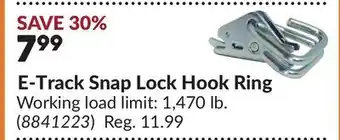 Princess Auto E-Track Snap Lock Hook Ring offer