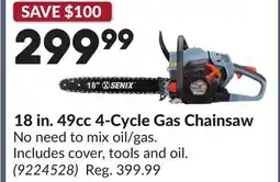 Princess Auto 18 in. 49cc 4-Cycle Gas Chainsaw offer