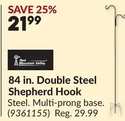Princess Auto 84 in. Double Steel Shepherd Hook offer