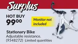Princess Auto Stationary Bike offer