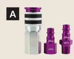 Princess Auto 3 pc Purple V-Style 1/4 in. Quick Coupler/Plug Sets offer