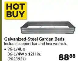 Princess Auto Galvanized-Steel Garden Beds offer