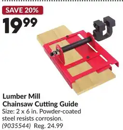 Princess Auto Lumber Mill Chainsaw Cutting Guide offer