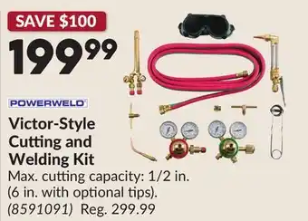 Princess Auto Victor-Style Cutting and Welding Kit offer