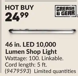 Princess Auto 46 in. LED 10,000 Lumen Shop Light offer