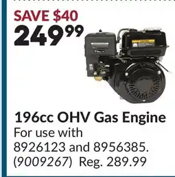 Princess Auto 196cc OHV Gas Engine offer