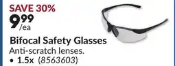 Princess Auto Bifocal Safety Glasses, 1.5x offer
