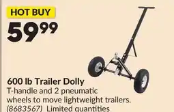 Princess Auto 600 lb Trailer Dolly offer