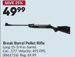 Princess Auto Break Barrel Pellet Rifle offer