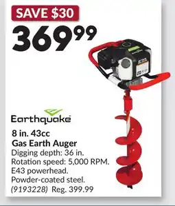 Princess Auto 8 in. 43cc Gas Earth Auger offer