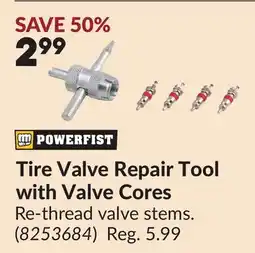 Princess Auto Tire Valve Repair Tool with Valve Cores offer
