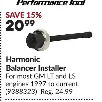 Princess Auto Harmonic Balancer Installer offer