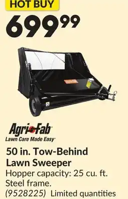 Princess Auto 50 in. Tow-Behind Lawn Sweeper offer