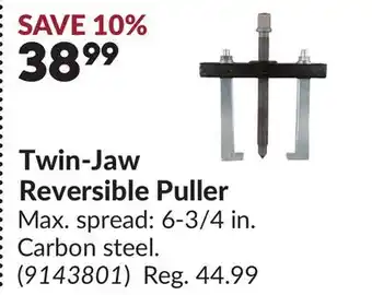 Princess Auto Twin-Jaw Reversible Puller offer