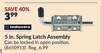 Princess Auto 5 in. Spring Latch Assembly offer