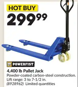 Princess Auto 4,400 lb Pallet Jack offer