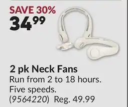 Princess Auto 2 pk Neck Fans offer