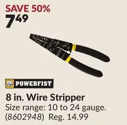 Princess Auto 8 in. Wire Stripper offer