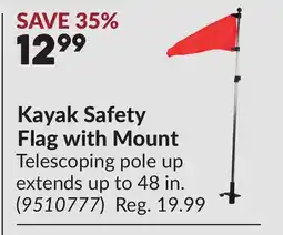 Princess Auto Kayak Safety Flag with Mount offer