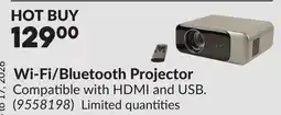 Princess Auto Wi-Fi/Bluetooth Projector offer