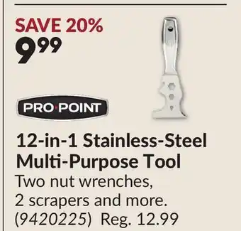 Princess Auto 12-in-1 Stainless-Steel Multi-Purpose Tool offer
