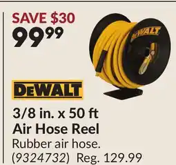 Princess Auto 3/8 in. x 50 Air Hose Reel offer